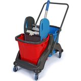 Gaye Tedarik Çift Kovalı Temizlik Arabası Takım Plastik