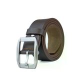 GAYIŞ Kutulu %100 Hakiki Manda Derisi 4cm Erkek Kot-Kumaş-Kanvas Pantolon Kemeri | Hediyelik Çeyizlik Kemer Erkek Kemeri - KARE TOKA KAHVERENGİ - 130 cm