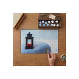 Gaz Lambası - Kar - Manzara Tasarımı 240 Parça Ahşap Puzzle Ahşap Kutuda MP04025