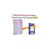 Gazella Isıya Dayanıklı Ütü Masası Bezi 135X50 Cm Parlatmaz Ütü Tabanlığı Hediyeli Mor