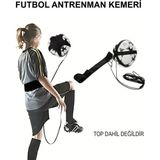 Gazelmanya Ayarlanabilir Futbol Antrenman Kemeri Top Tutucu Bel Kemeri Antreman Egzersiz Futbol Pas Şut - Siyah - Standart