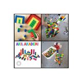 Gazi Kırtasiye Geçmeli Birim Küpler - Snap Cubes - Matematik Küpleri - Akıl Küpleri - 50 Parça - 2x2x2 Cm