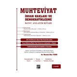 Gazi Kitabevi Muhteviyat Insan Hakları ve Demokratikleşme