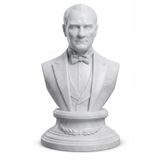 Gazi Mustafa Kemal Büstü Dekoratif 15 cm Atatürk Figürü Masaüstü Anlamlı Hediyelik