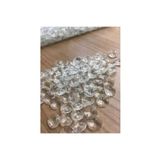gaziantepavize 2000 Adet Çift Delikli Octagon 14 Mm Kristal Cam Avize Taşı - Oktagon Kristal Sekizgen Avize Taşı