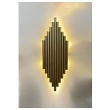 gaziantepavize Elektrikli Taç Mahal Gold Metal Dekoratif Günışığı Duvar Aplik - Led Dahildir (PİLLİ DEĞİLDİR)