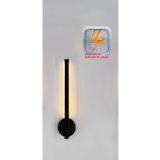 gaziantepavize Elektrikli Zümrüt 35cm Siyah Kasa Modern Dekoratif Günışığı Led Duvar Aplik (pilli Değildir)