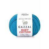 Gazzal 3428 Mavi Baby Cotton El Örgü Ipi