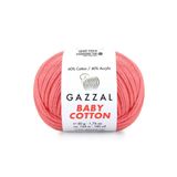 Gazzal 3435 Pembe Baby Cotton 25 El Örgü İpi