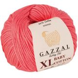 Gazzal 3435 Pembe Baby Cotton Xl El Örgü Ipi