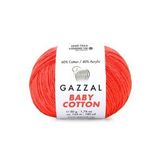 Gazzal 3459 Turuncu Baby Cotton El Örgü Ipi