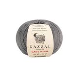 Gazzal 818 Gri Baby Wool El Örgü İpi
