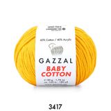 Gazzal Baby Cotton Amigurumi 50gr - Örgü İpi 3417 Kanarya Sarı