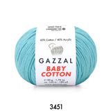 Gazzal Baby Cotton Amigurumi 50gr - Örgü İpi 3451 Açık Turkuaz