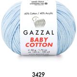 Gazzal Baby Cotton Amigurumi 50GR - Örgü Ipi - Açık Lacivert