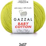 Gazzal Baby Cotton Amigurumi 50GR - Örgü Ipi - Fıstık Yeşil