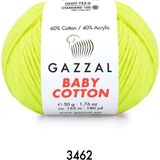 Gazzal Baby Cotton Amigurumi 50GR - Örgü Ipi - Fosfor