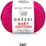 Gazzal Baby Cotton Amigurumi 50GR - Örgü Ipi - Fuşya