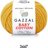 Gazzal Baby Cotton Amigurumi 50GR - Örgü Ipi - Hardal