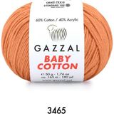 Gazzal Baby Cotton Amigurumi 50GR - Örgü Ipi - Kahverengi - Kırmızı