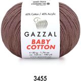 Gazzal Baby Cotton Amigurumi 50GR - Örgü Ipi - Kahverengi