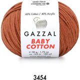 Gazzal Baby Cotton Amigurumi 50GR - Örgü Ipi - Kiremit