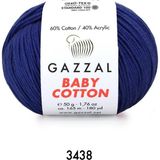 Gazzal Baby Cotton Amigurumi 50GR - Örgü Ipi - Lacivert