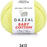 Gazzal Baby Cotton Amigurumi 50GR - Örgü Ipi - Limon