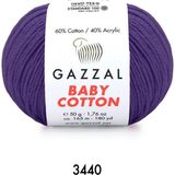 Gazzal Baby Cotton Amigurumi 50GR - Örgü Ipi - Mor