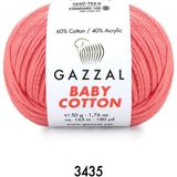 Gazzal Baby Cotton Amigurumi 50GR - Örgü Ipi - Pembe