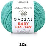 Gazzal Baby Cotton Amigurumi 50GR - Örgü Ipi - Turkuaz
