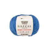 Gazzal Baby Cotton Amigurumi Ipi El Örgü Örgü Ipi Punch Ipi 50 Gr 3431 Indigo Mavi