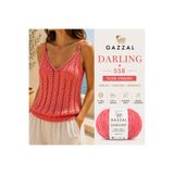 Gazzal Darling %100 Viskon El Örgü İpi 5’li Paket 500 Gr Parlak Yumuşak Yazlık Örgü İpi 558