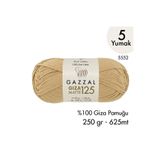 Gazzal Giza Matte 125 5552 - %100 Pamuk Yazlık Amigurumi ve Örgü İpi - 5 Yumak