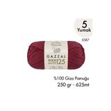 Gazzal Giza Matte 125 5587 - %100 Pamuk Yazlık Amigurumi ve Örgü İpi - 5 Yumak