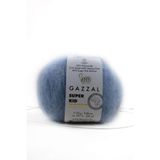 Gazzal Süper Kid Mohaır 25 gr %78 Yün-%22 Pa Karışımlı Doğal El Örgü Ipi Taka Yarn 64420