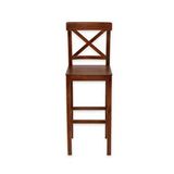 Gazzini Furniture Alaçatı Ahşap Bar Sandalyesi Çok Renkli