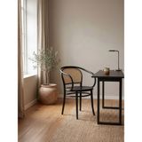 Gazzini Furniture Amasya Kolçaklı Hazeranlı Ahşap Sandalye - Siyah