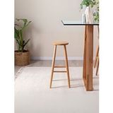 Gazzini Furniture Ashbourne Ahşap Bar Taburesi Çok Renkli