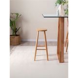 Gazzini Furniture Ashbourne Ahşap Bar Taburesi - Natural