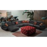 Gazzini Furniture Bordo Kare Chester Model Kapitoneli Orta Puf - 73 x 73