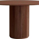 Gazzini Furniture Breeze Yuvarlak Ahşap Bohem Masa 130X130