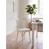 Gazzini Furniture Clara Retro Thonet Kolçaklı Ahşap Sandalye - Beyaz