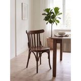Gazzini Furniture Clara Retro Thonet Kolçaklı Ahşap Sandalye - Ceviz
