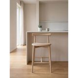 Gazzini Furniture Corne Ahşap Bar Sandalyesi - Natural