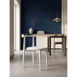 Gazzini Furniture Corne Ahşap Sandalye - Beyaz