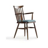 Gazzini Furniture Cotswold Ahşap Kolçaklı Amerikan Retro Sandalye Çok Renkli