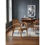 Gazzini Furniture Curva Kolçaklı Hazeranlı Ahşap Sandalye - Natural