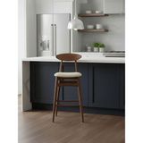 Gazzini Furniture Dora Ahşap Bar Sandalyesi - Ceviz