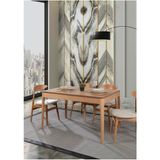 Gazzini Furniture Dora Masif Ahşap Sandalye - Natural - Beyaz
